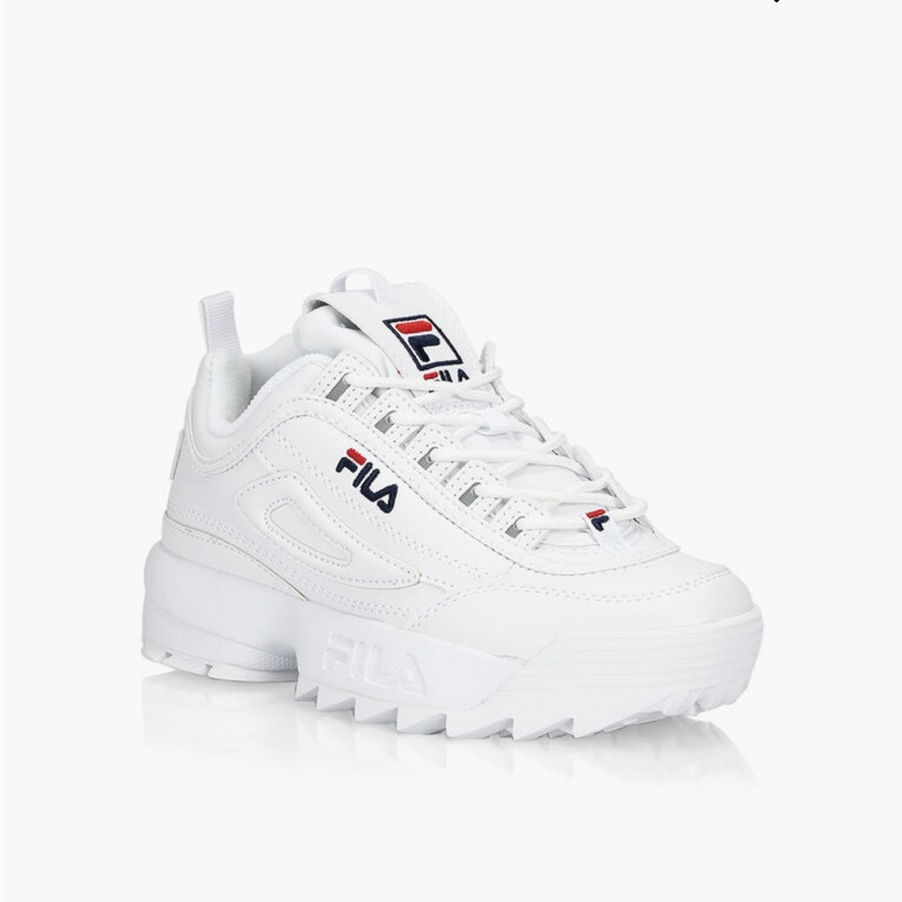 FILA Disruptor White Trainers Size -8.5